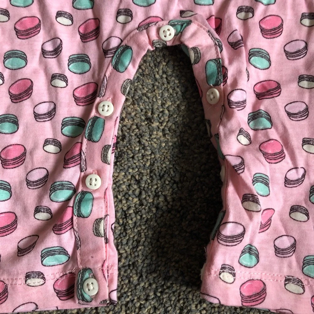 Jelly the Pug Macaroon & Polka Dot Jumpsuit